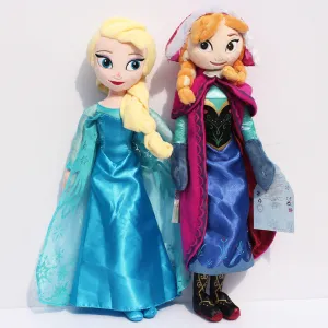 2Styles 40CM ANNA ELSA Plush Toys New Princess Elsa plush Anna Plush Toy Doll Brinquedos Kids Dolls Free Shipping