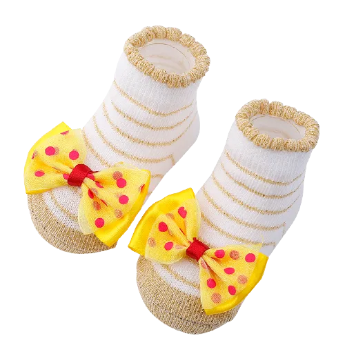 5Pairs Pack Cotton Short Cute Socks For Kids