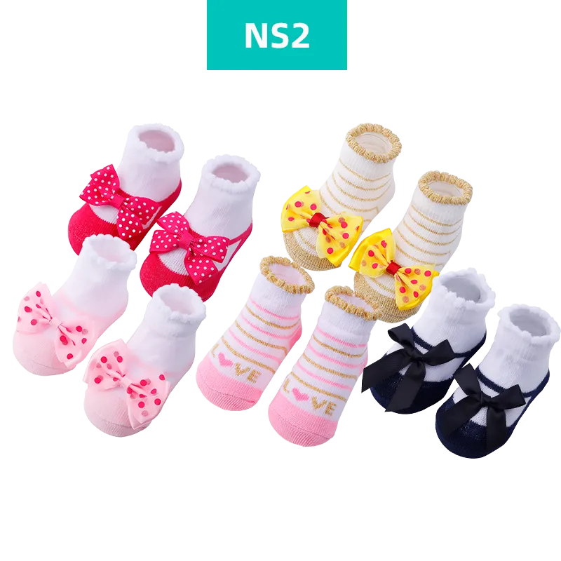 5Pairs Pack Cotton Short Cute Socks For Kids