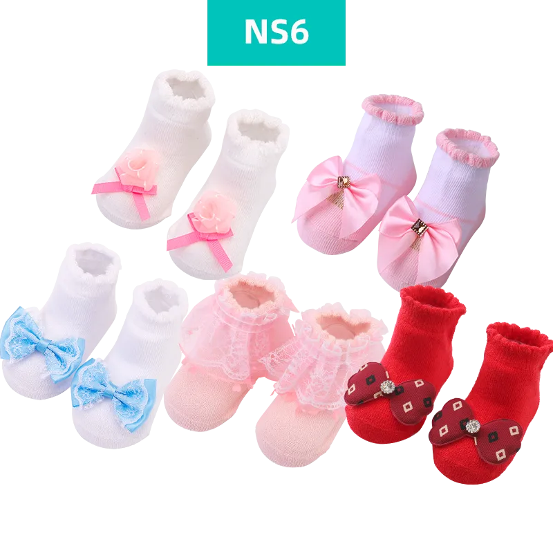 5Pairs Pack Cotton Short Cute Socks For Kids