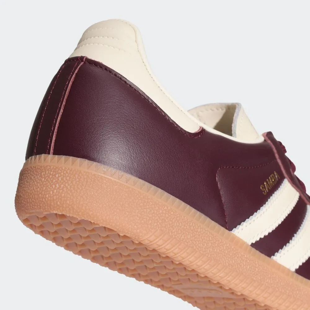 adidas Originals Samba OG sneakers, burgundy/white