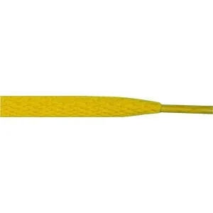 Athletic Flat 5/16" - Yellow (12 Pair Pack) Shoelaces