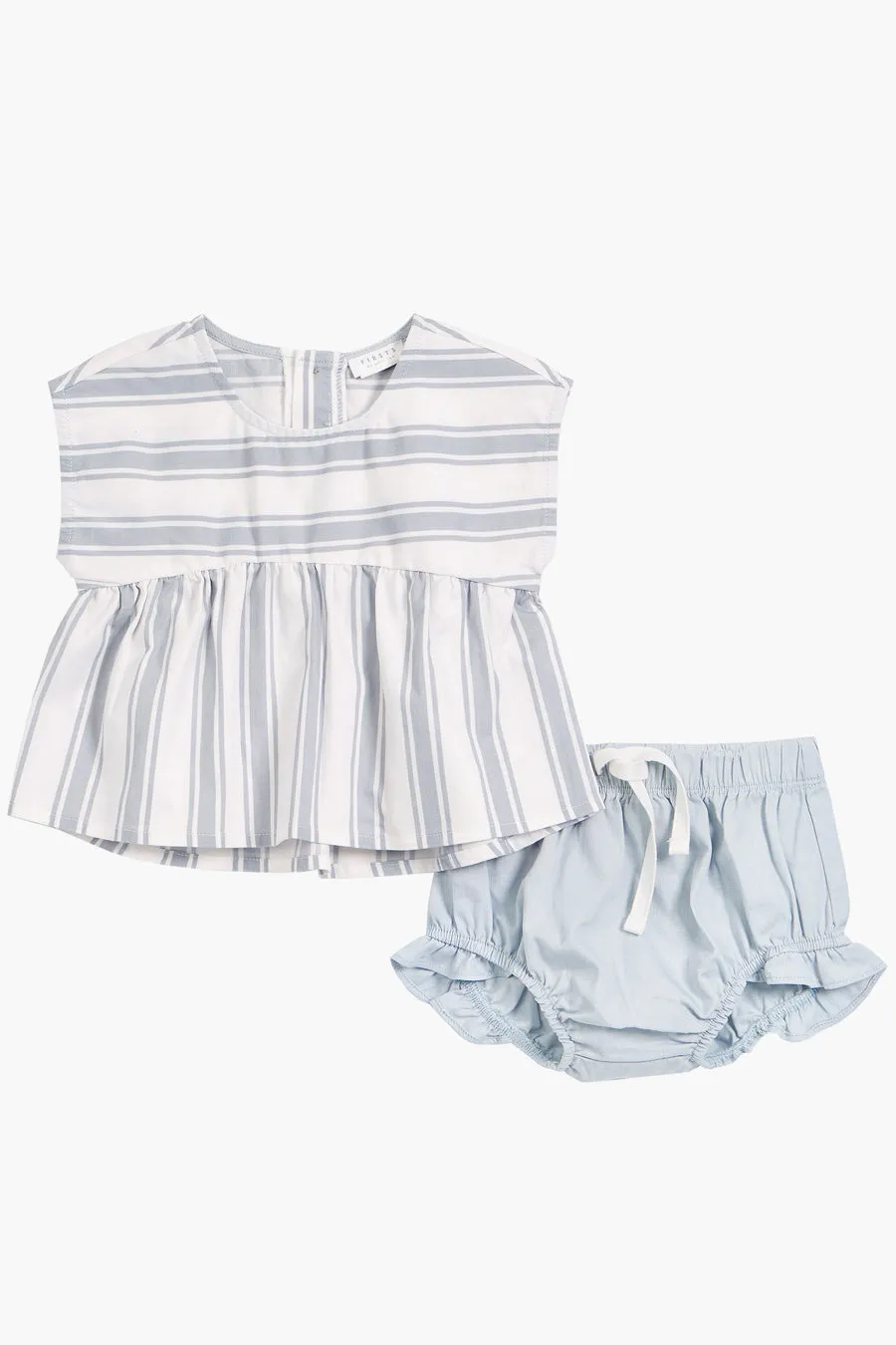 Baby Petit Lem Pearl Stripe Set