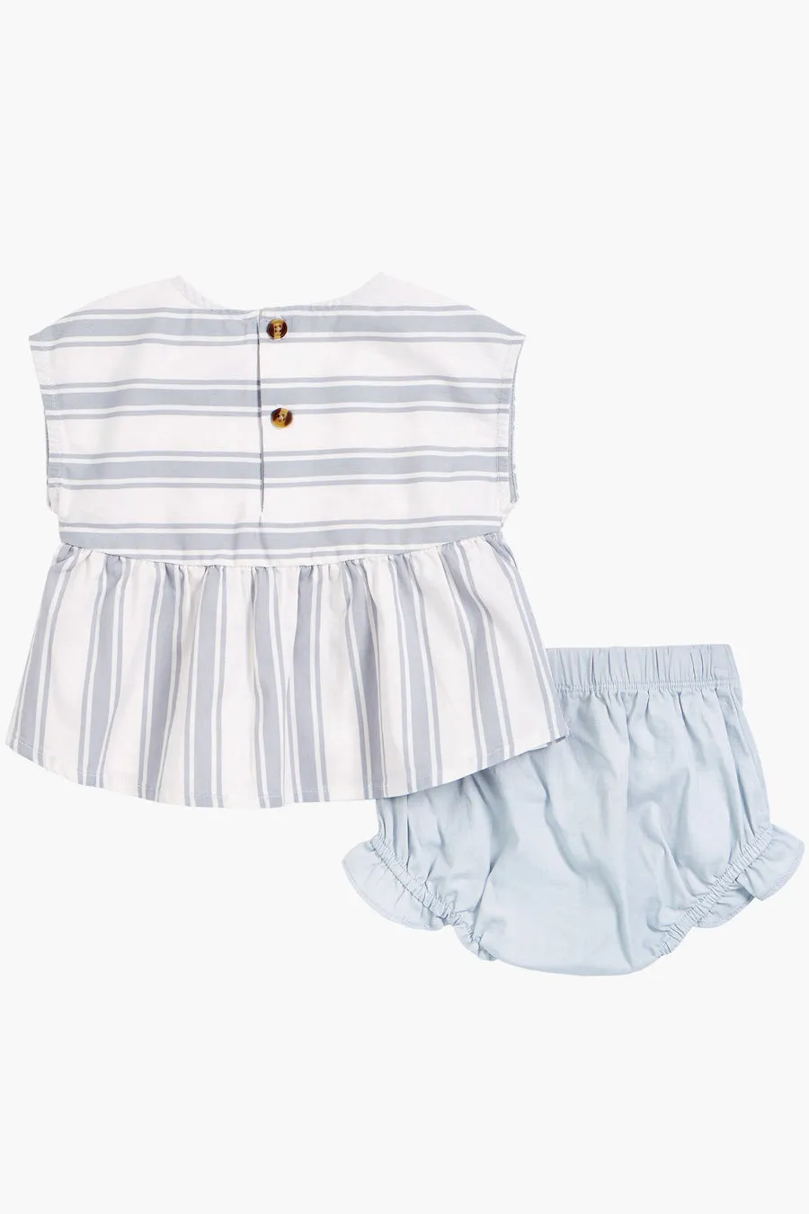 Baby Petit Lem Pearl Stripe Set