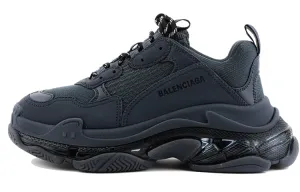 Balenciaga Triple S Chunky Men Sneakers, Dark Green