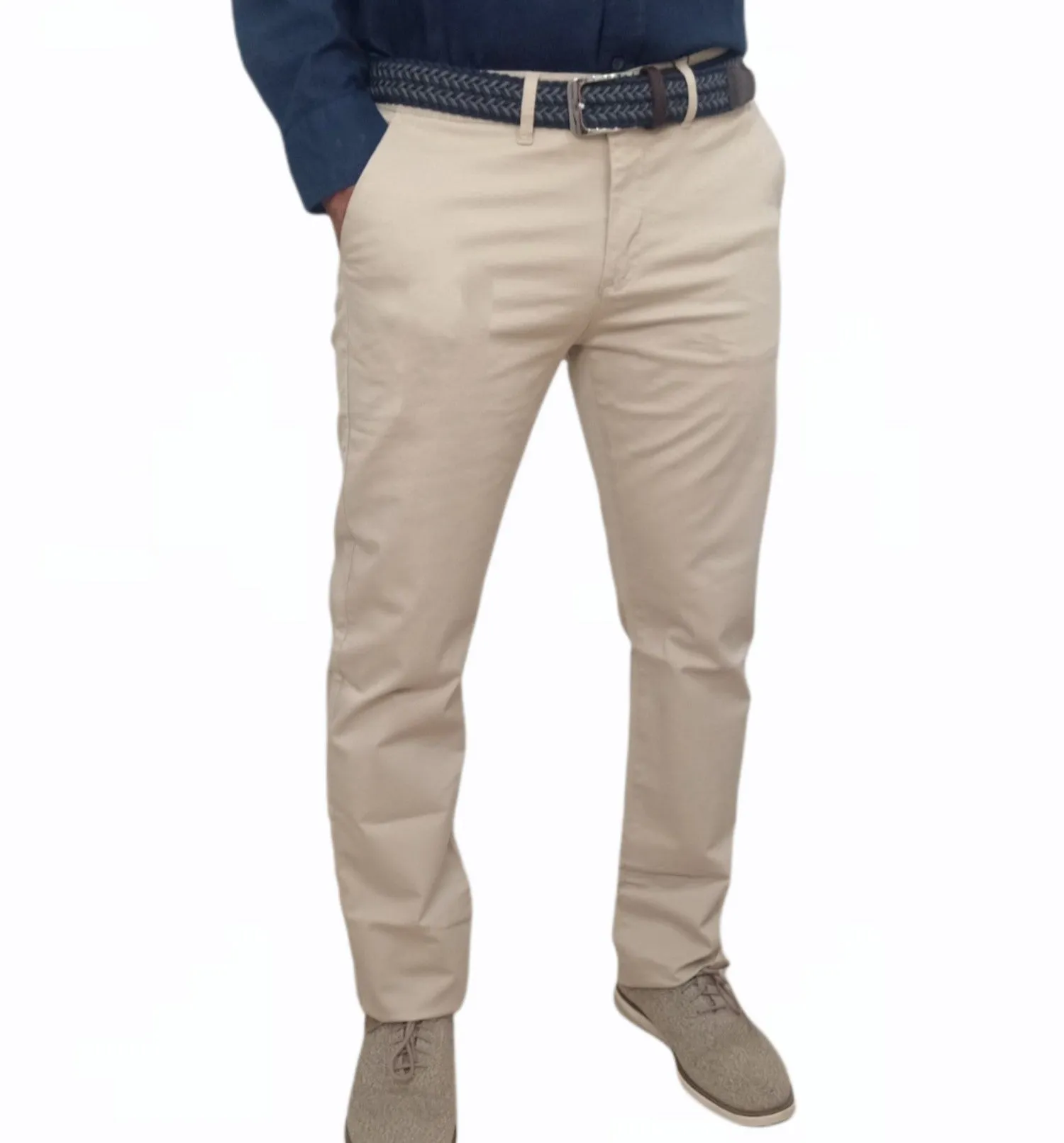 Beige Men's Pants