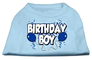 Birthday Boy Screen Print Shirts Baby Blue XS (8)