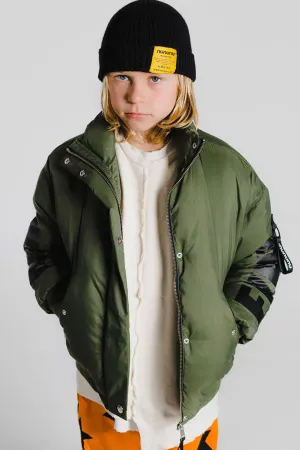 Boys and Girls Jacket Nununu Military