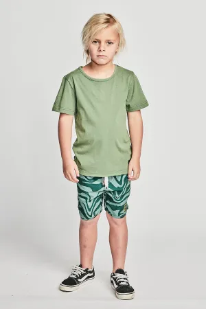 Boys T-Shirt Munster Kids Washed Out Olive