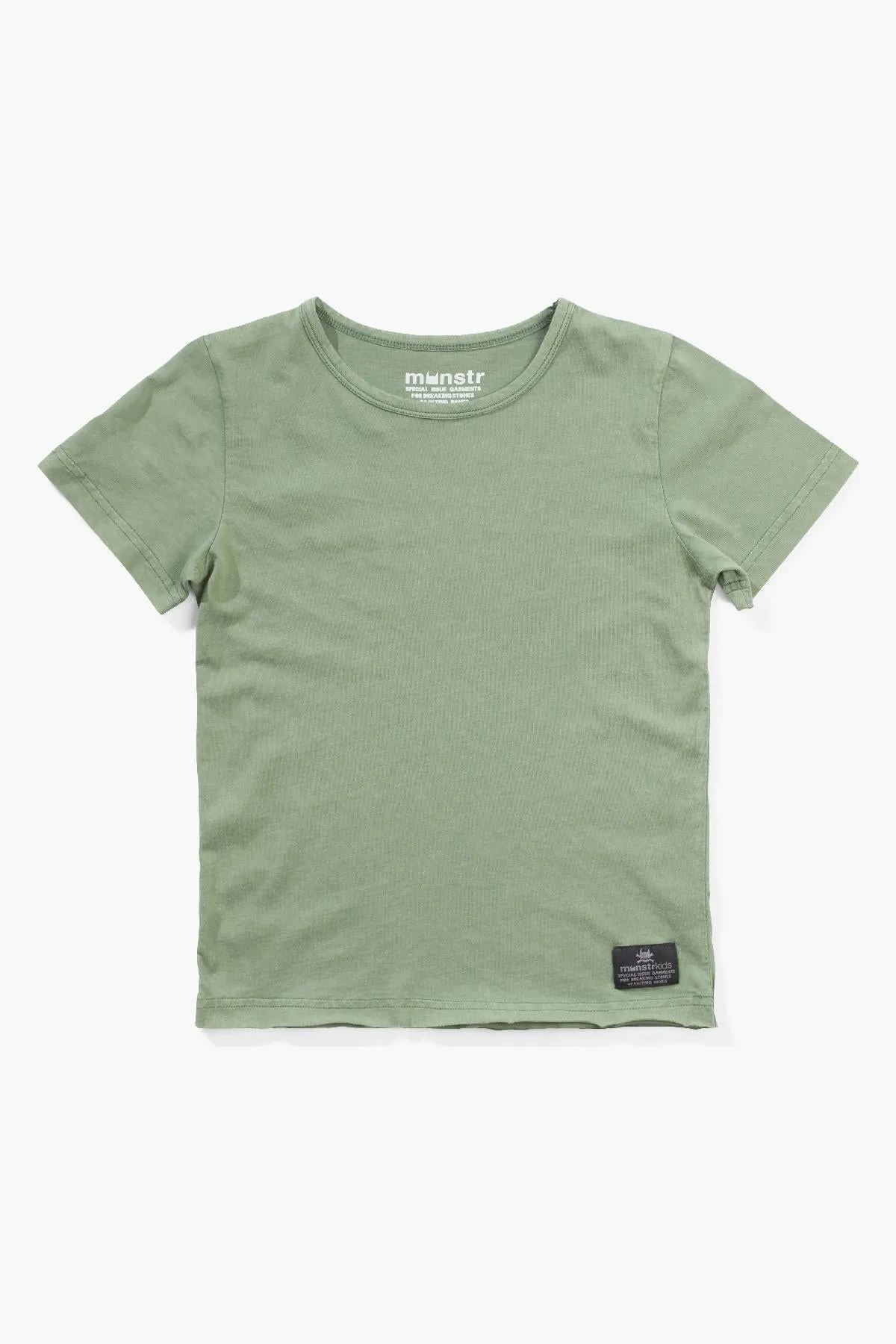 Boys T-Shirt Munster Kids Washed Out Olive