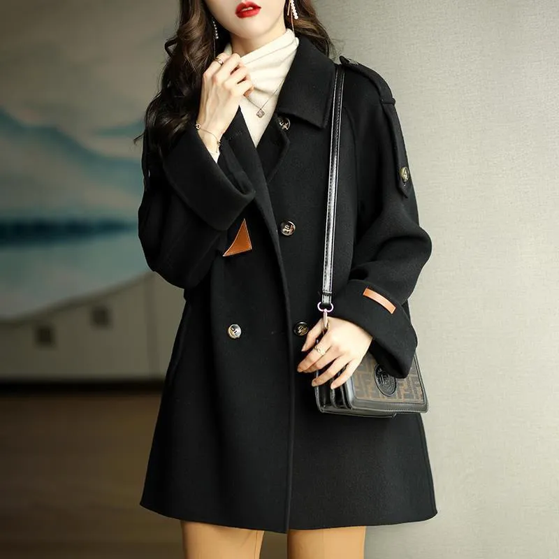 Chic Casual Wool Blend Coat