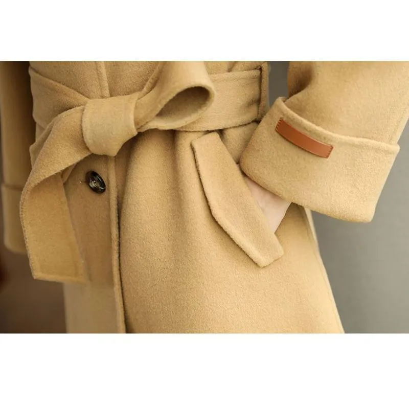 Chic Casual Wool Blend Coat