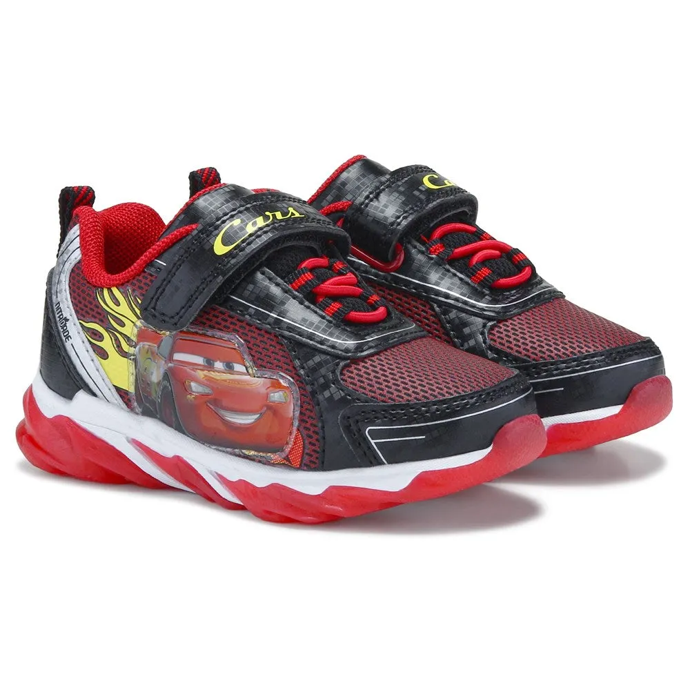 Children's sneakers with light "Cars" for babies/small children Cars, red