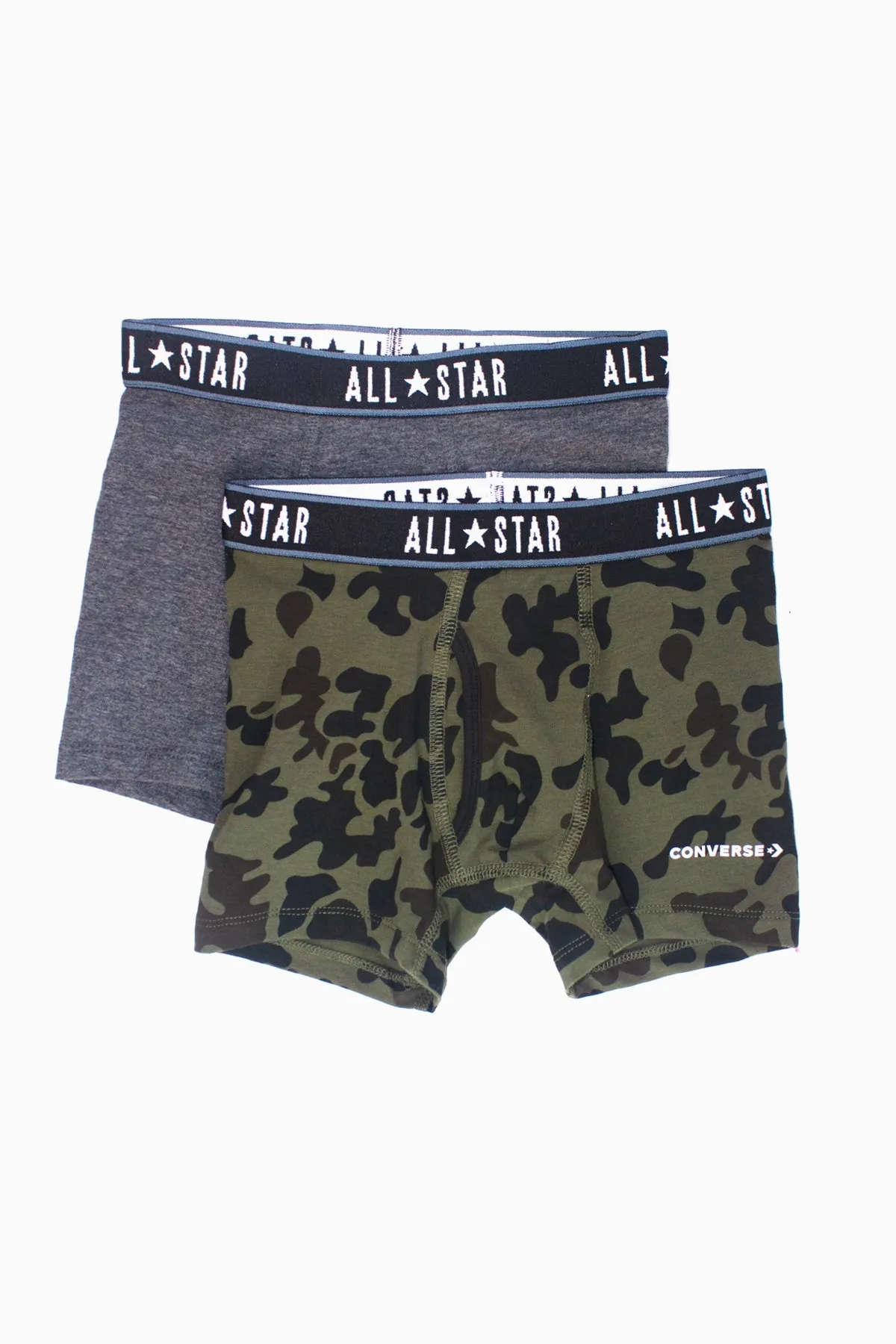 Converse 2-Pack Boys Boxer Shorts - Camo