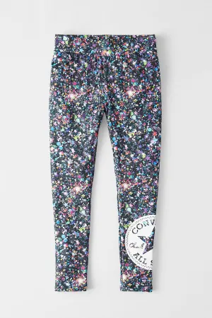 Converse Rhinestone Print Girls Leggings