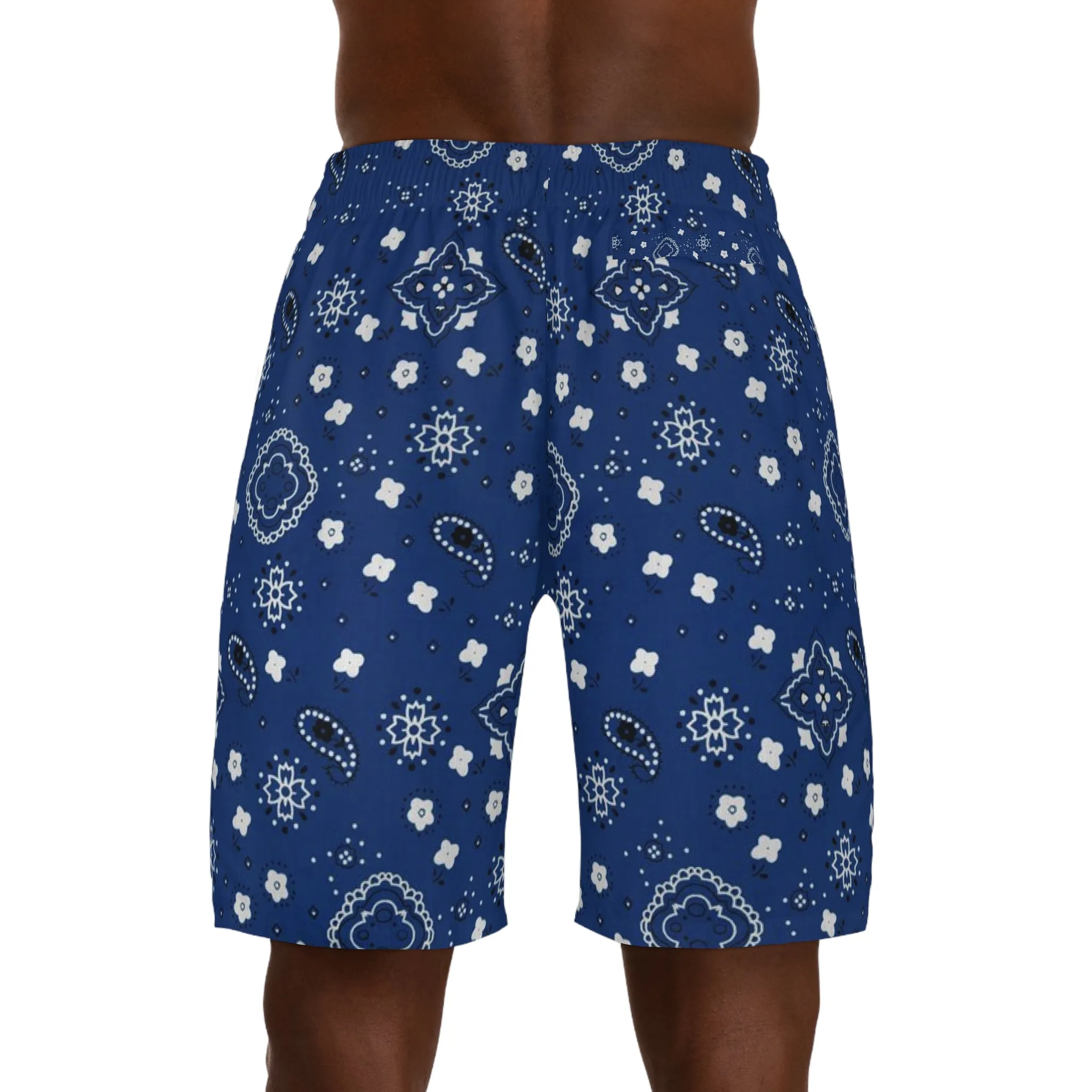 Crowgodshi Men's Blue Colors Hawaiian Shorts