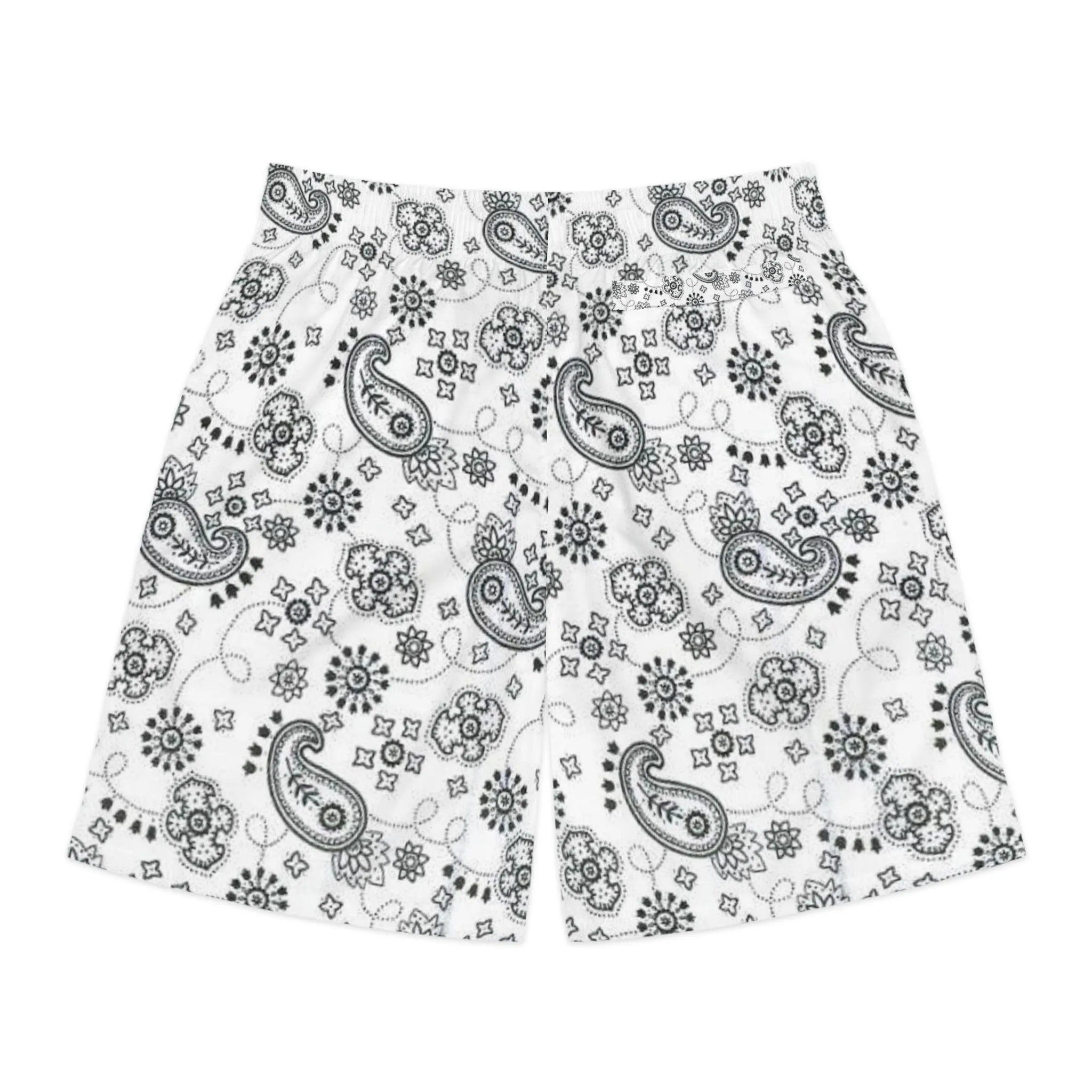 Crowgodshi Men's White Colors Hawaiian Shorts