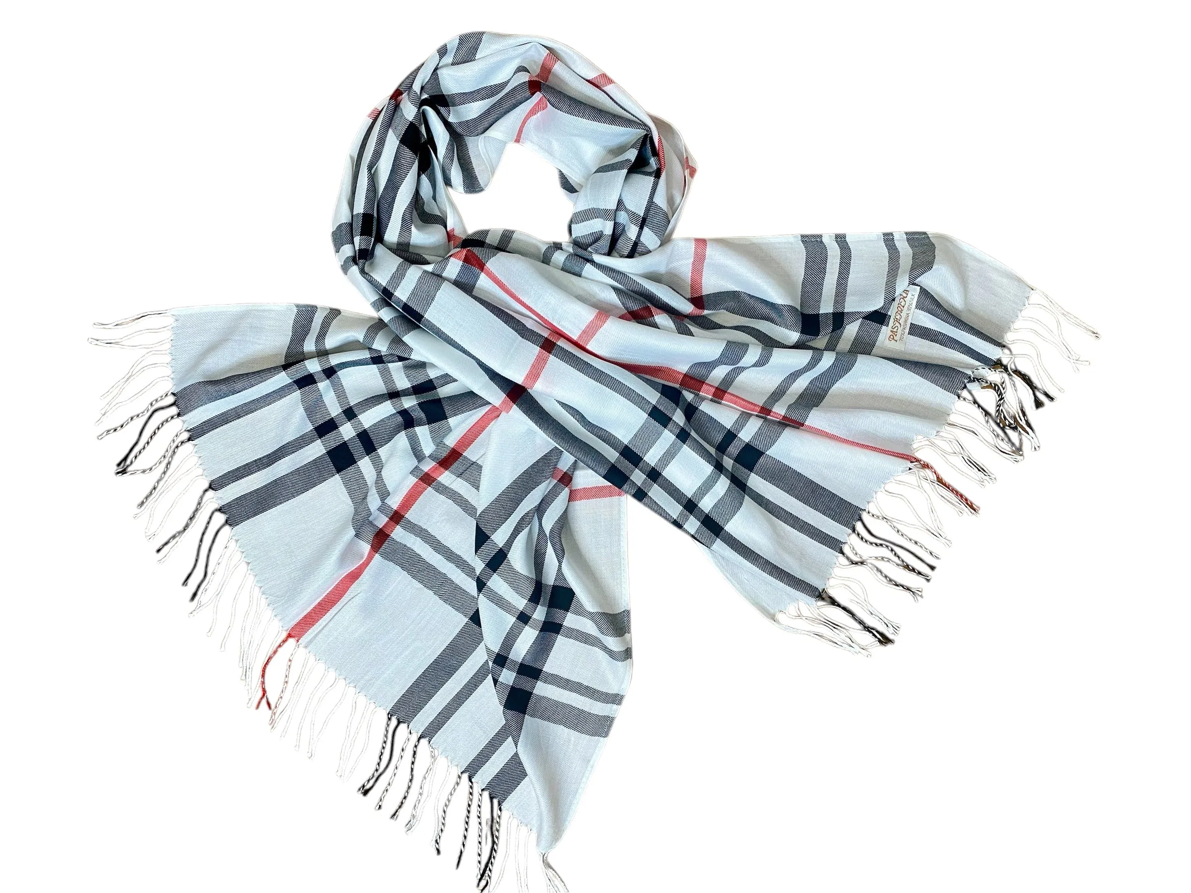 CS All Plaid Pashmina Scarves