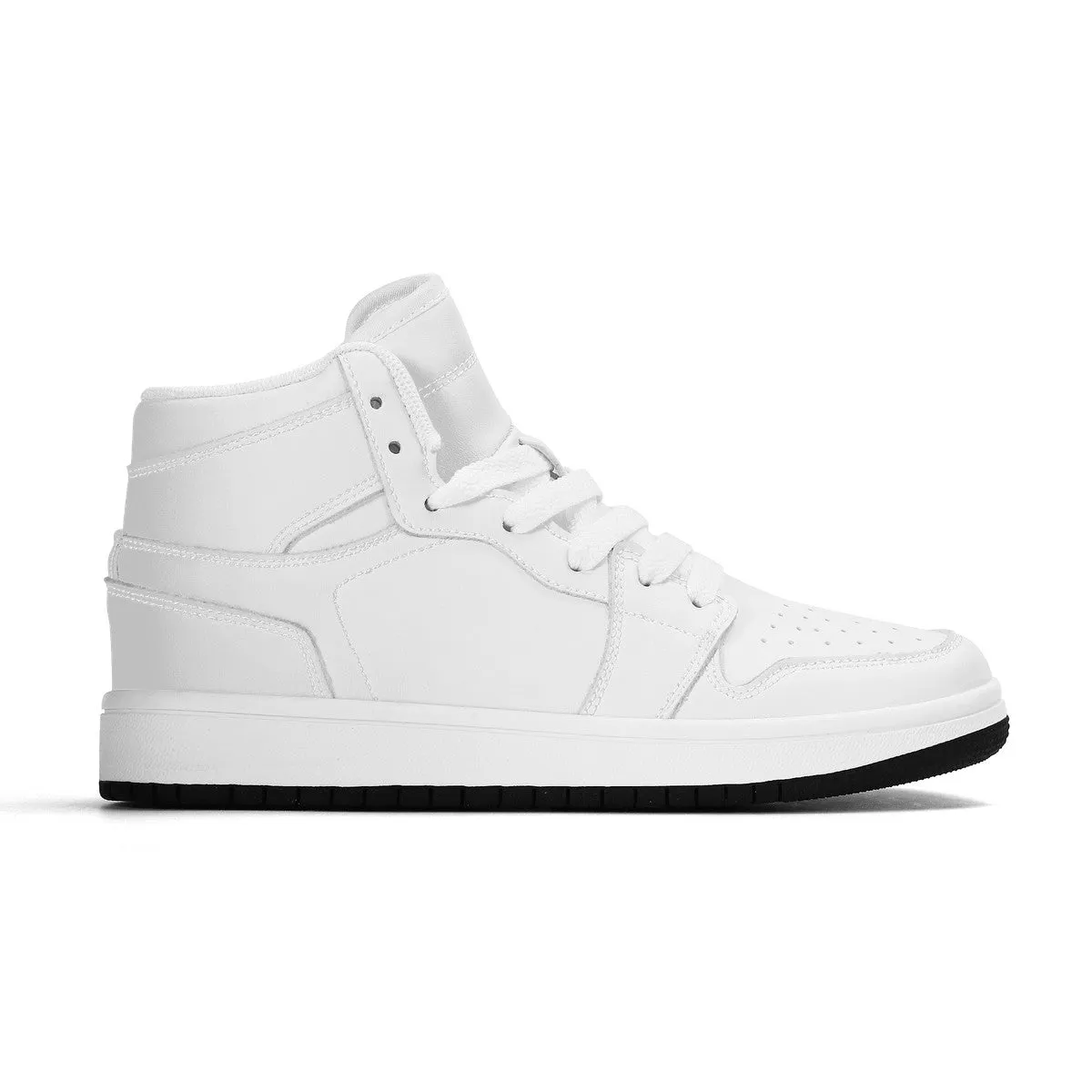 Customize Your Own Kids High-Top PU Leather Sneakers