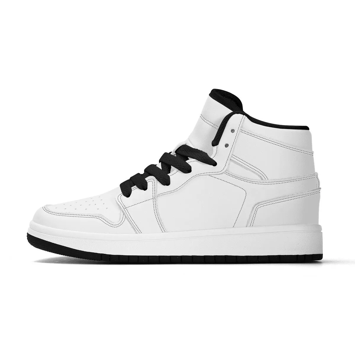 Customize Your Own Kids High-Top PU Leather Sneakers