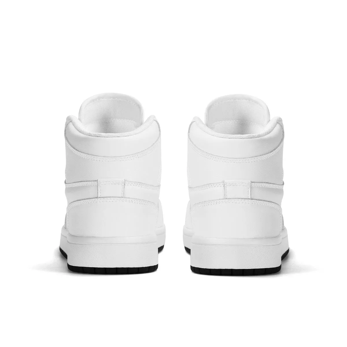 Customize Your Own Kids High-Top PU Leather Sneakers