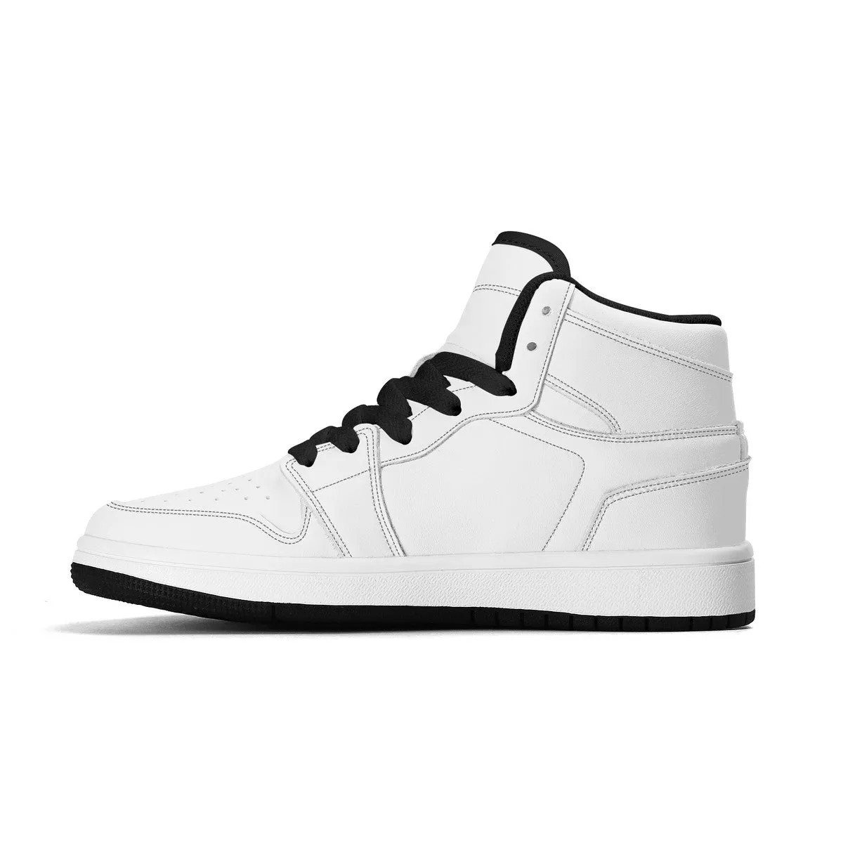 Customize Your Own Kids High-Top PU Leather Sneakers