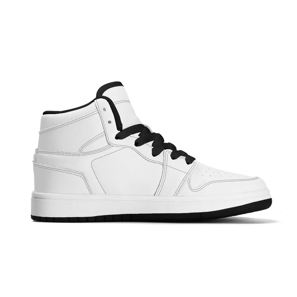 Customize Your Own Kids High-Top PU Leather Sneakers