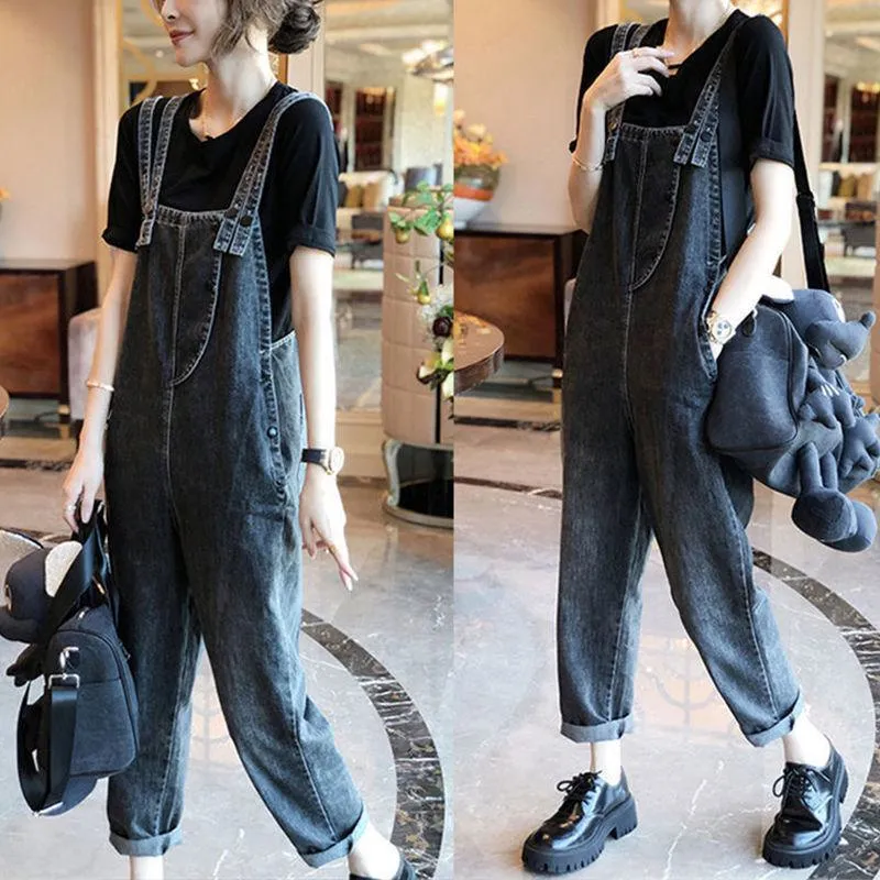 Denim Europe Stand-Up Suit Loose Fit Thin Anti-Aging Pants