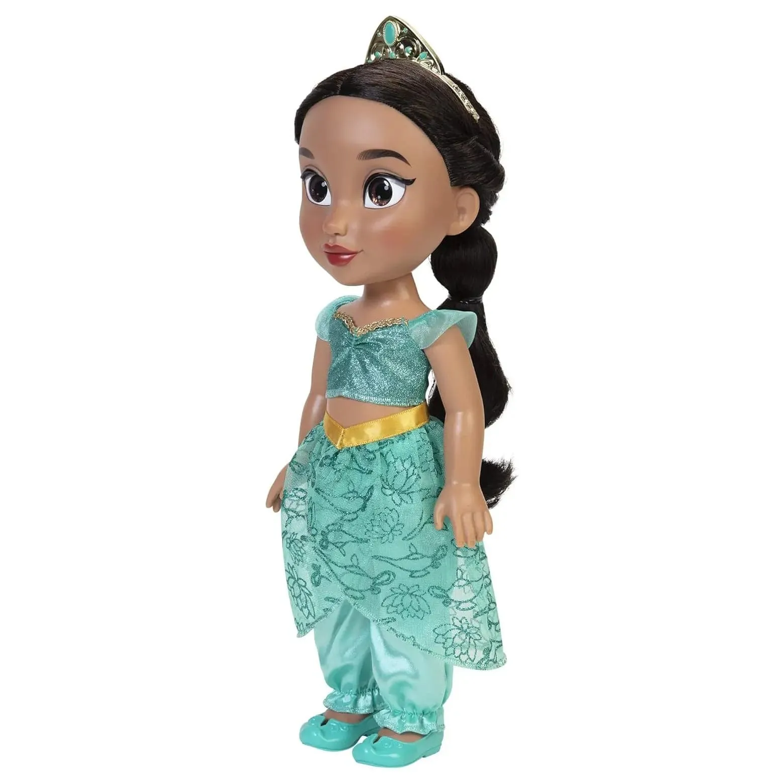 Disney Princess My Friend Jasmine Doll Tiara Glitter Outfit 36cm