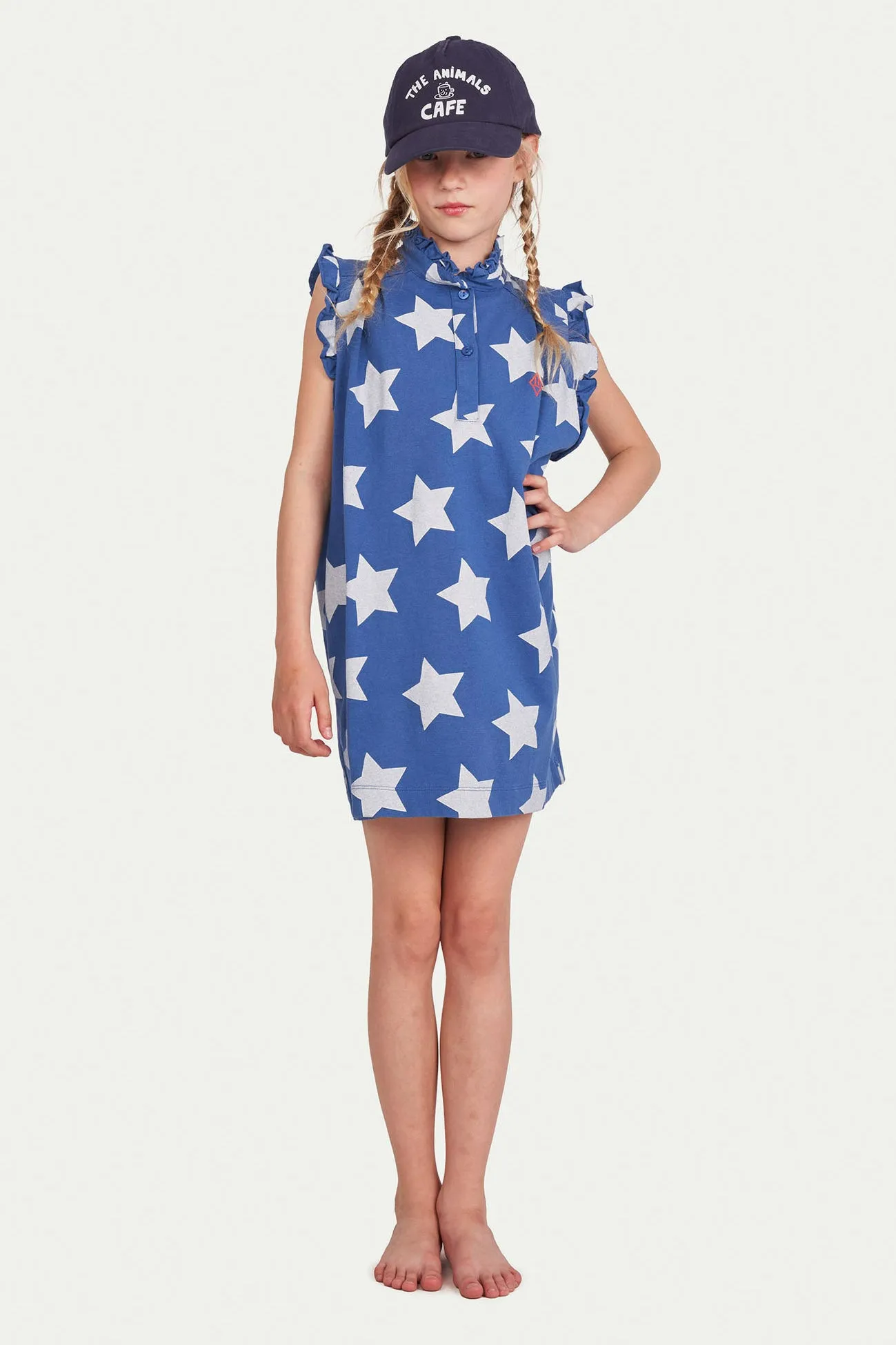 Girls Dress The Animals Observatory Albatross Navy (Size 8 left)