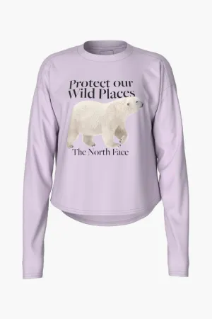 Girls T-Shirt North Face Polar Bear (Size 12 left)