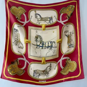 HERMES Vintage Silk Scarf