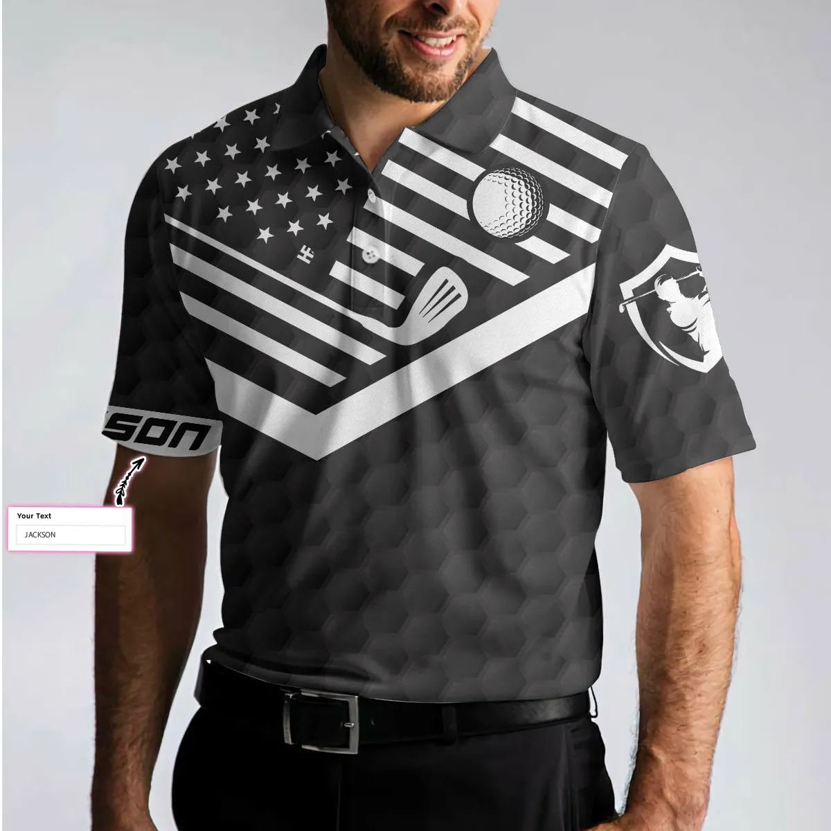 I Don'T Always Play Golf Custom Polo Shirt, Personalized Golf American Flag Polo Shirt, Cool Golf Shirt For Men Coolspod