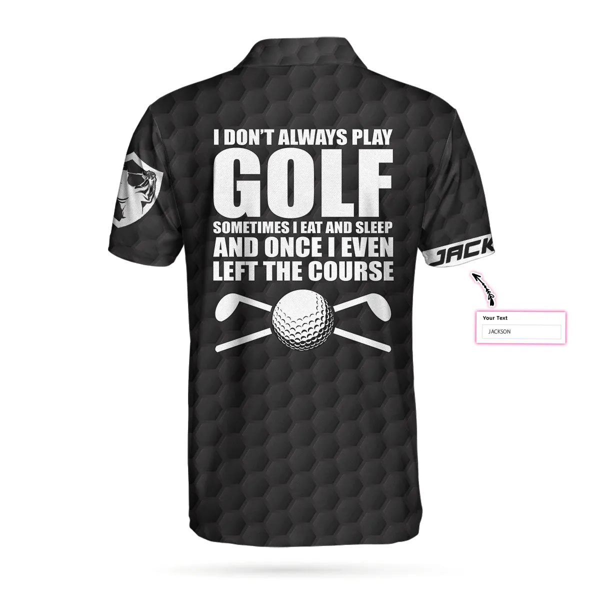 I Don'T Always Play Golf Custom Polo Shirt, Personalized Golf American Flag Polo Shirt, Cool Golf Shirt For Men Coolspod