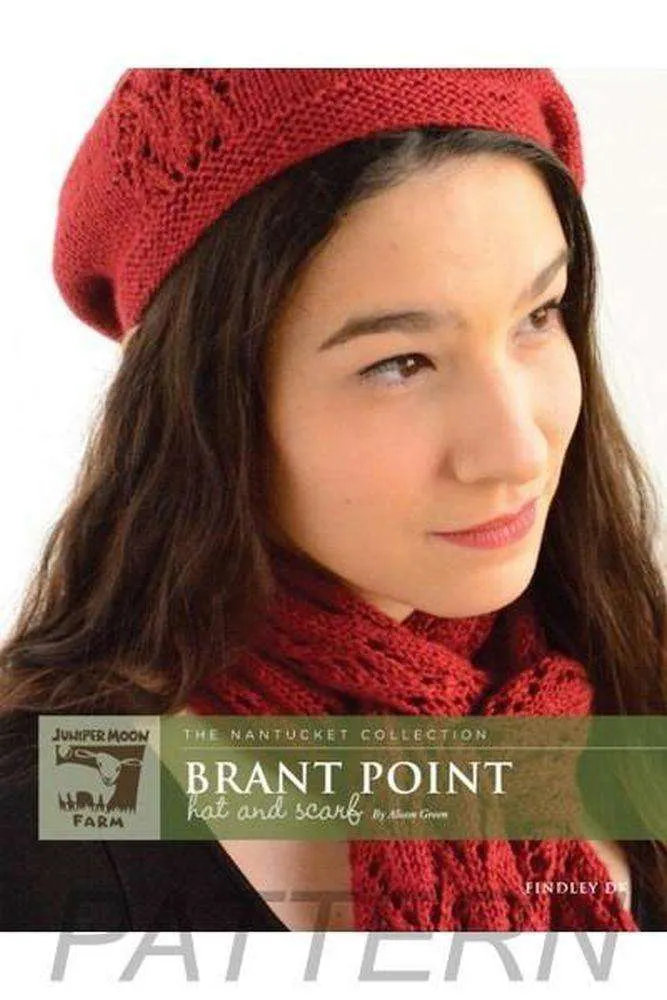 Juniper Moon Farm Findley DK 'Brant Point' Hat & Scarf PATTERN ONLY