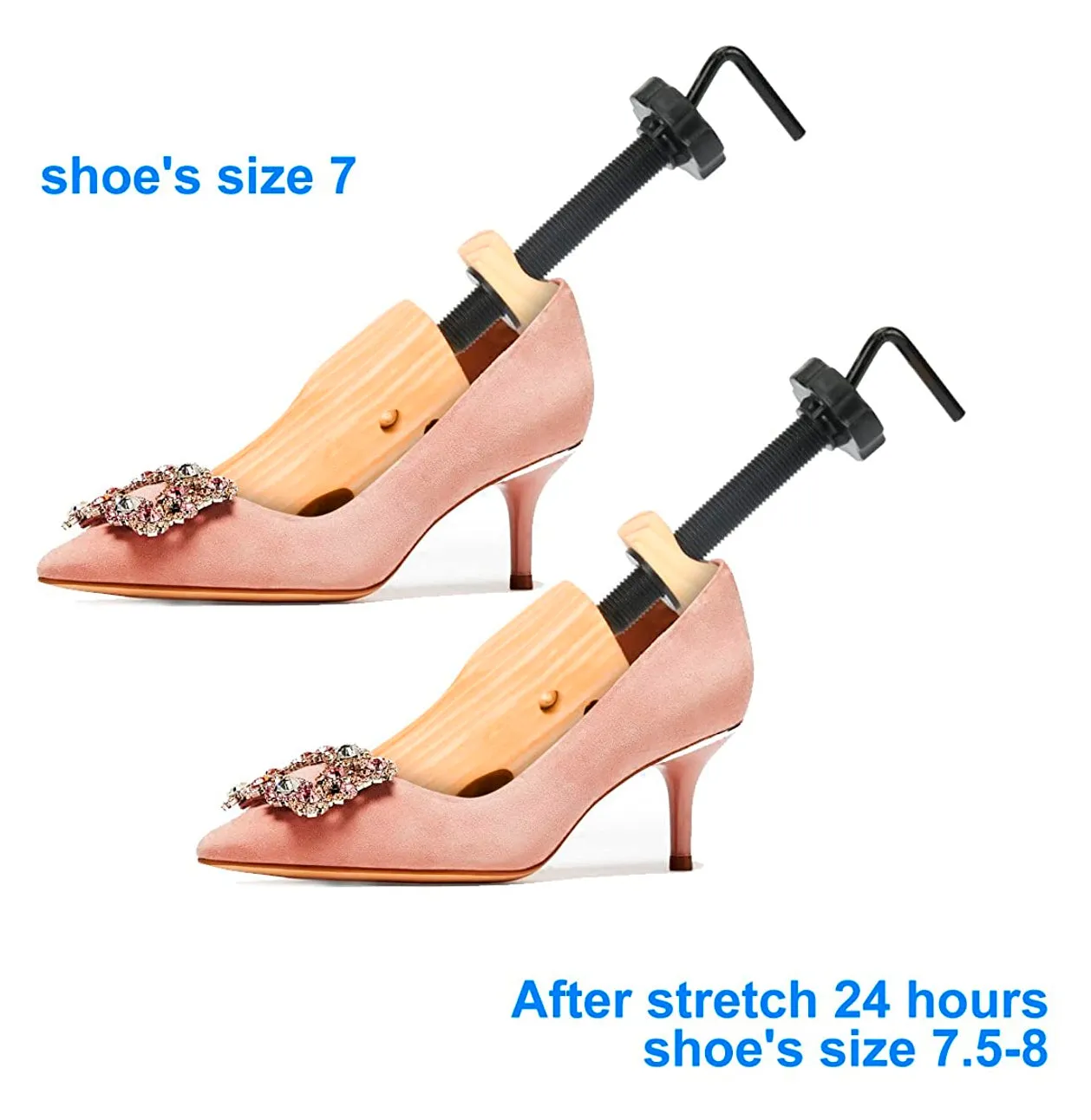 KevenAnna UpgradeVersion Shoe Stretcher Professional Shoe Trees Stretch Width Length for Men Women