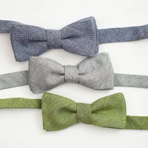 Kids' Bow Ties: Chambray