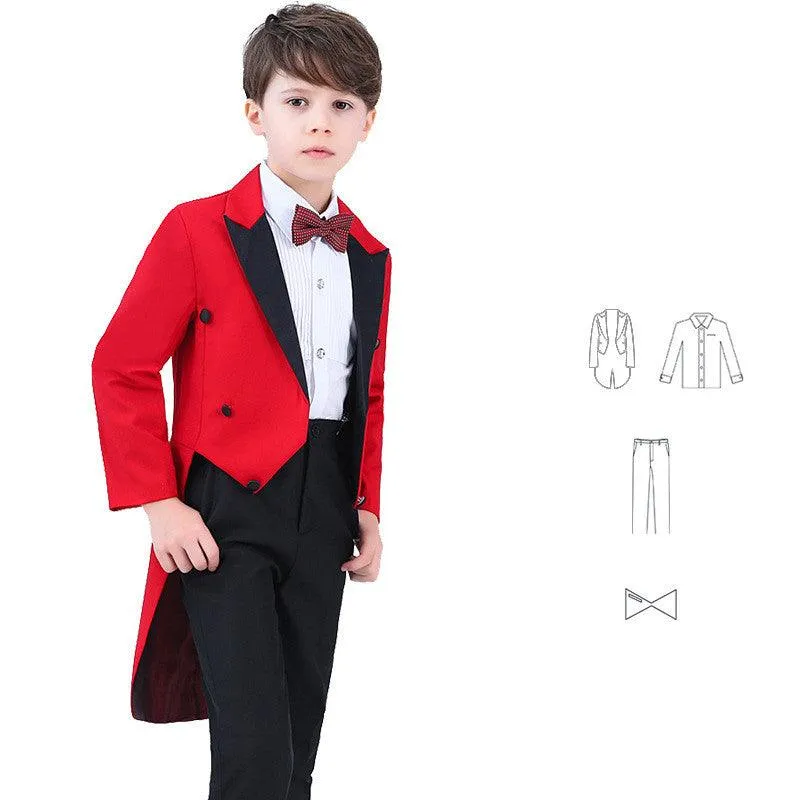 Kids' Formal Tuxedo Costume for Boys Perfect for Performances and Special Events