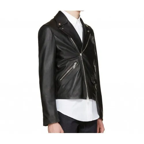 Men Biker Leather Jackets: Adam