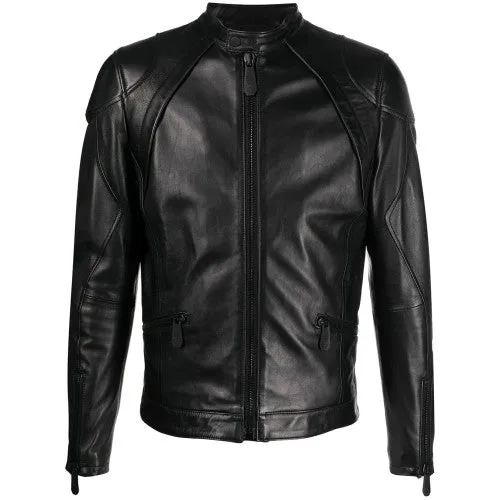 Men Biker Leather Jackets: Moto