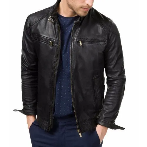 Men Designer Leather Jackets Bluster