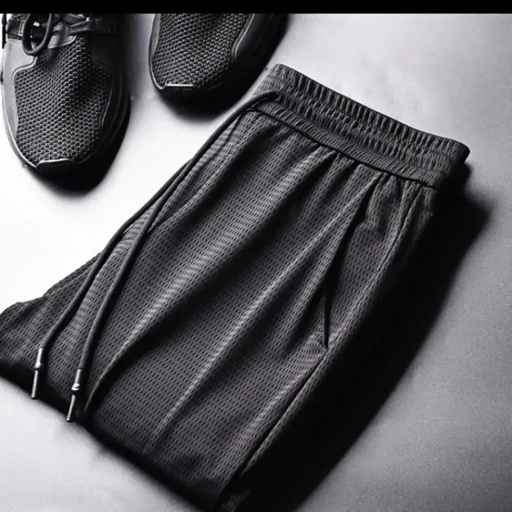 Men Trousers Adjustable Ankle-Tied