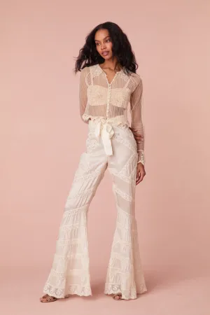 Neliana Ribbon Flare Pants