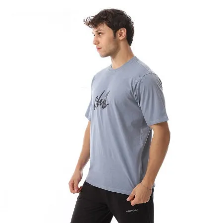 Oversize T-Shirt for Men - Navy