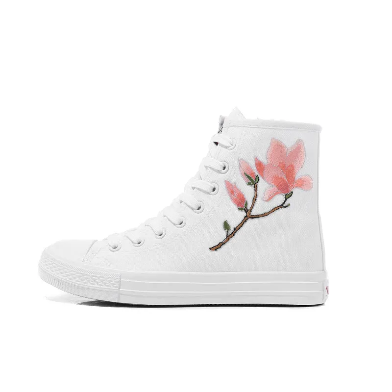 Owlkay Fashion Wild High-Top Canvas Shoes