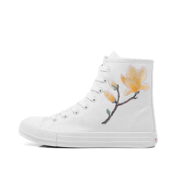 Owlkay Fashion Wild High-Top Canvas Shoes