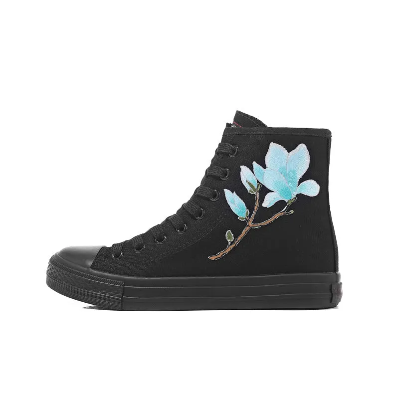 Owlkay Fashion Wild High-Top Canvas Shoes