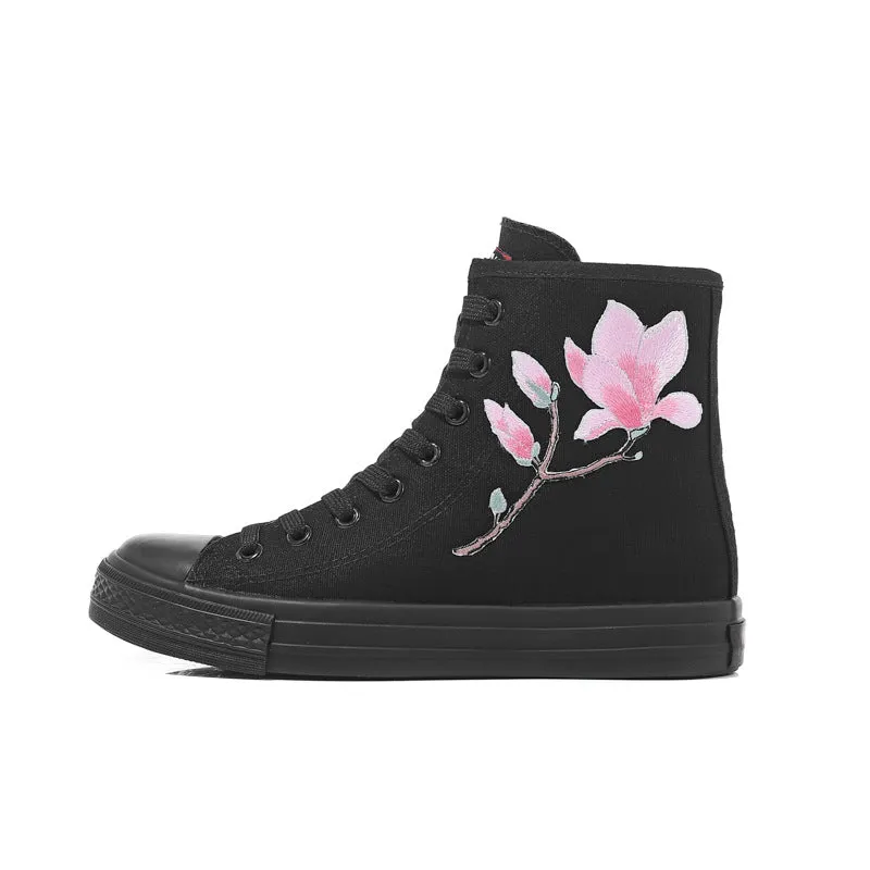 Owlkay Fashion Wild High-Top Canvas Shoes