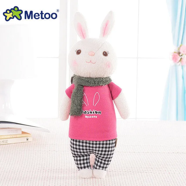 Plush Sweet Cute Lovely Stuffed Baby Kids Toys for Girls Birthday Christmas Gift 11 Inch Tiramitu Rabbits Mini Metoo Doll