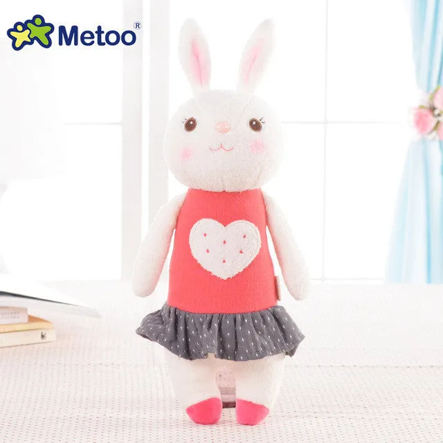 Plush Sweet Cute Lovely Stuffed Baby Kids Toys for Girls Birthday Christmas Gift 11 Inch Tiramitu Rabbits Mini Metoo Doll